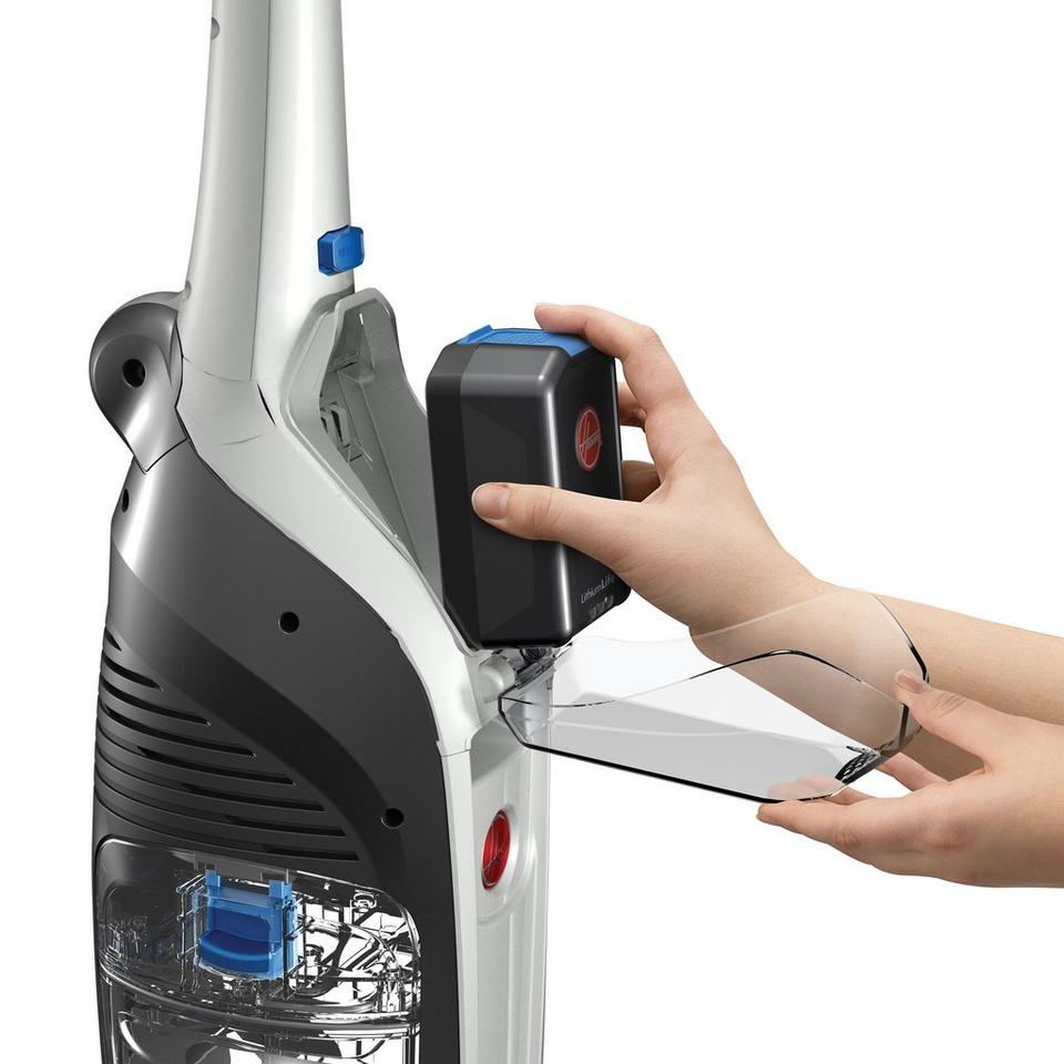 Hoover FloorMate Upright vacuum Battery Dry&wet Bagless Black, Grey, Silver – image 5