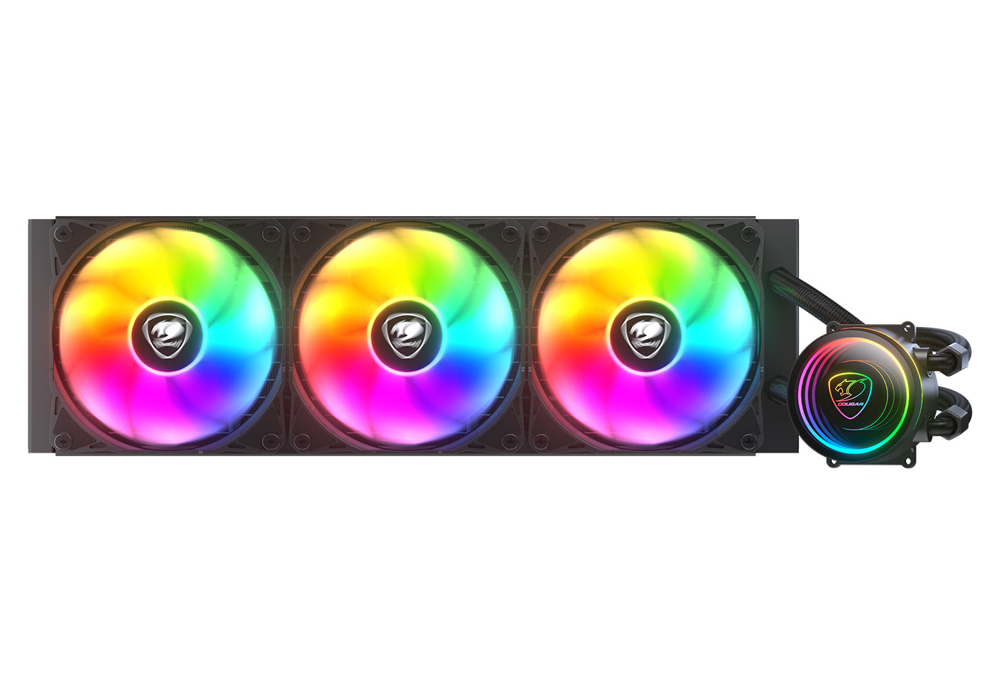 COUGAR CPU Water Cooling, Poseidon Elite 360, ARGB, Black