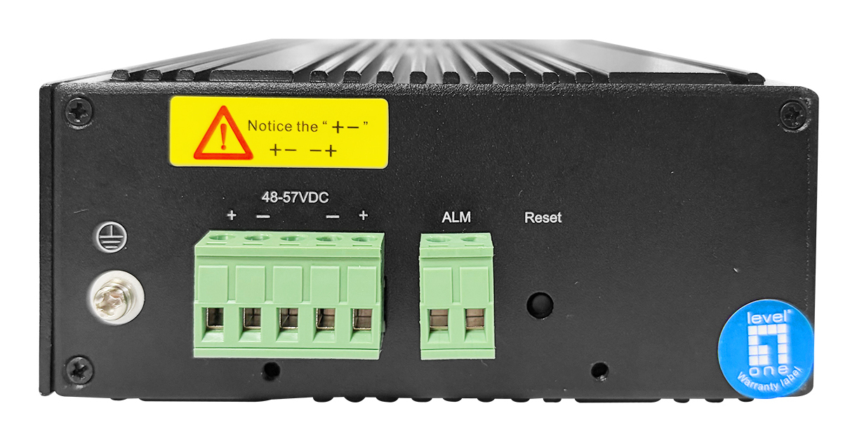 LevelOne Industr.PoE+Switch  8x2.5G PoE/2x1G/10G SFP+Uplinks Switche