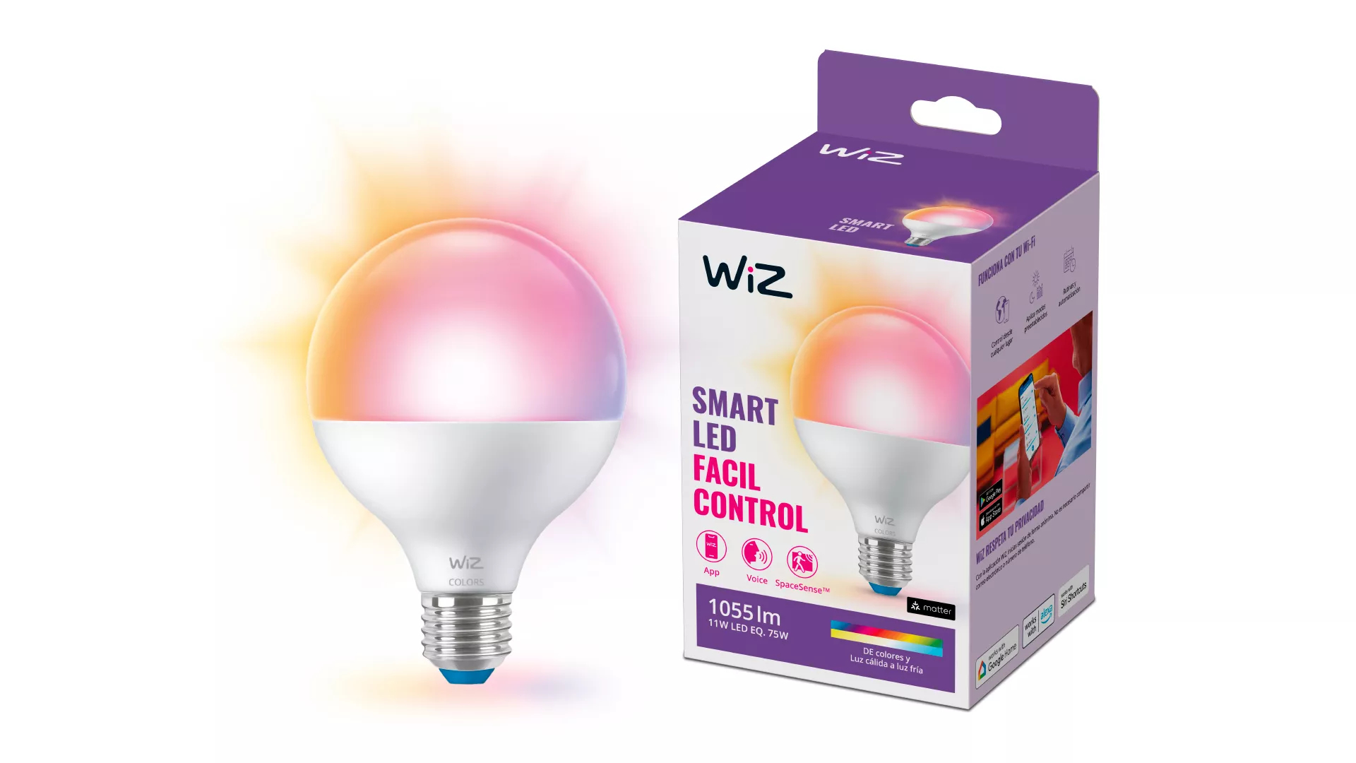 WiZ 8720169075658 smart lighting Smart bulb Wi-Fi/Bluetooth – image 2