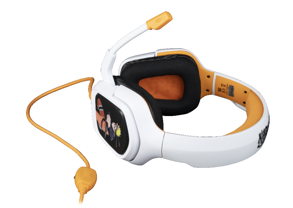 Konix Naruto 80381117963 headphones/headset Wired Head-band Gaming Black, White, Yellow – image 5