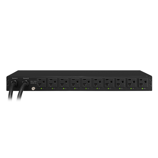 CyberPower PDU20SW10ATNET power distribution unit (PDU) 10 AC outlet(s) 1U Black – image 2