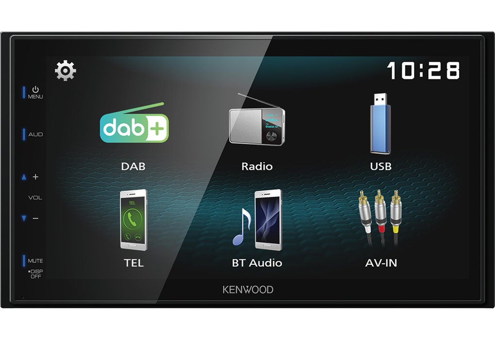 Kenwood DMX125DAB car media receiver Black – image 2