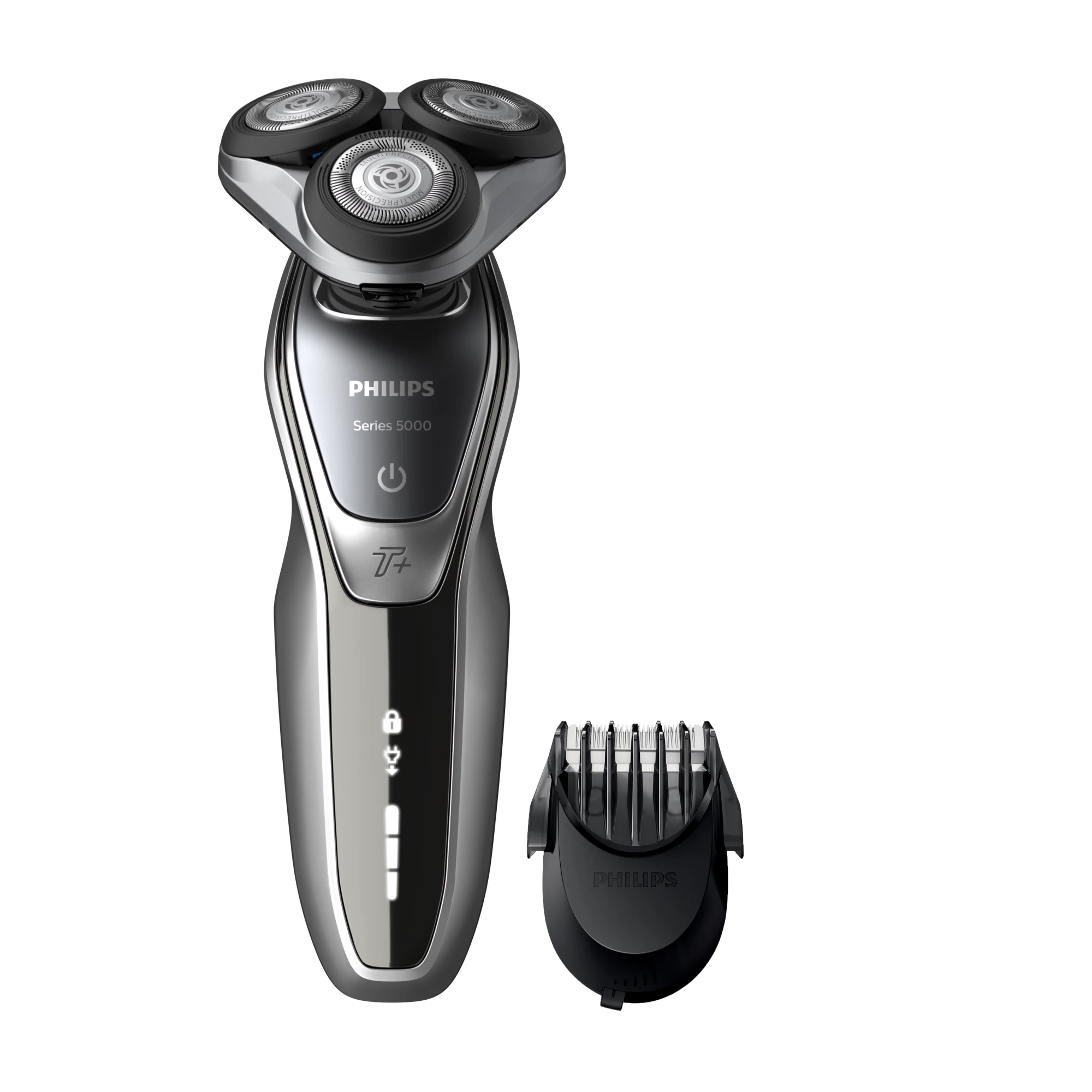 Philips SHAVER Series 5000 S5940/43 men's shaver Rotation shaver Trimmer Black, Silver