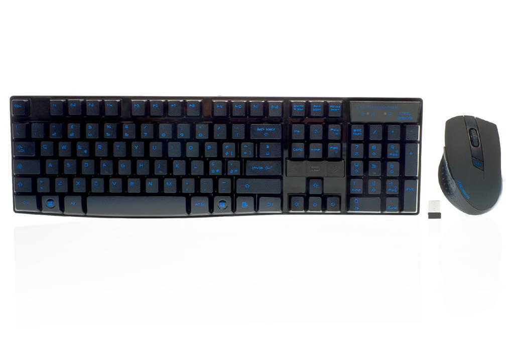 itek ITKC9905 keyboard Mouse included Universal RF Wireless Italian Black – image 2