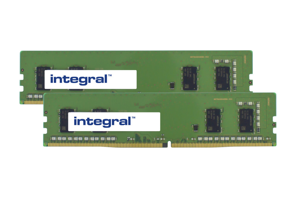 Integral 8GB (2X4GB) PC RAM MODULE KIT DDR4 3200MHz PC4-25600 UNBUFFERED NON-ECC DIMM