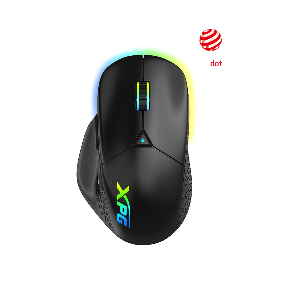 Mouse Gamer ADATA XPG ALPHA WIRELESS - Inalámbrico - 6 Botones - Negro - ALPHAWL-BKCWW
