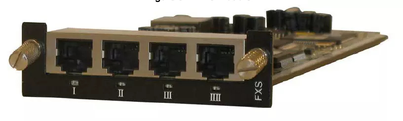 AudioCodes M1KB-VM-4FXS-O network switch module