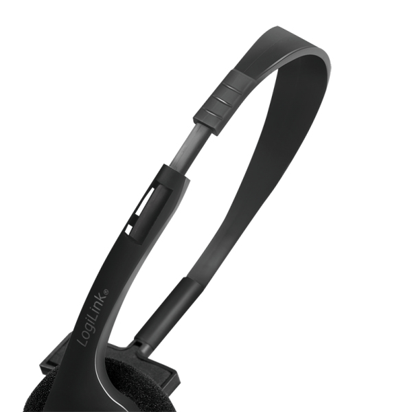LogiLink HS0054 headphones/headset Wired Head-band Office/Call center Black – image 3