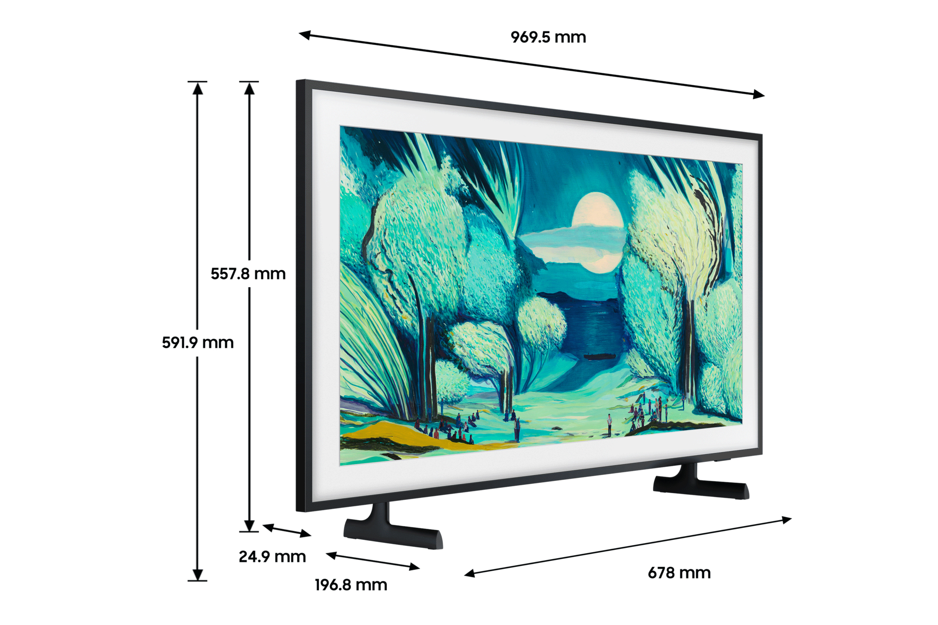 TV Samsung QLED The Frame TQ43LS03F 108 cm 2025 — photo 3
