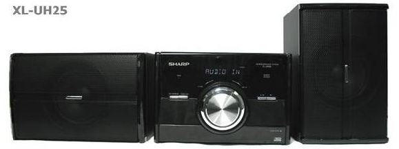 Sharp XL-UH25H home audio system Home audio micro system – image 1