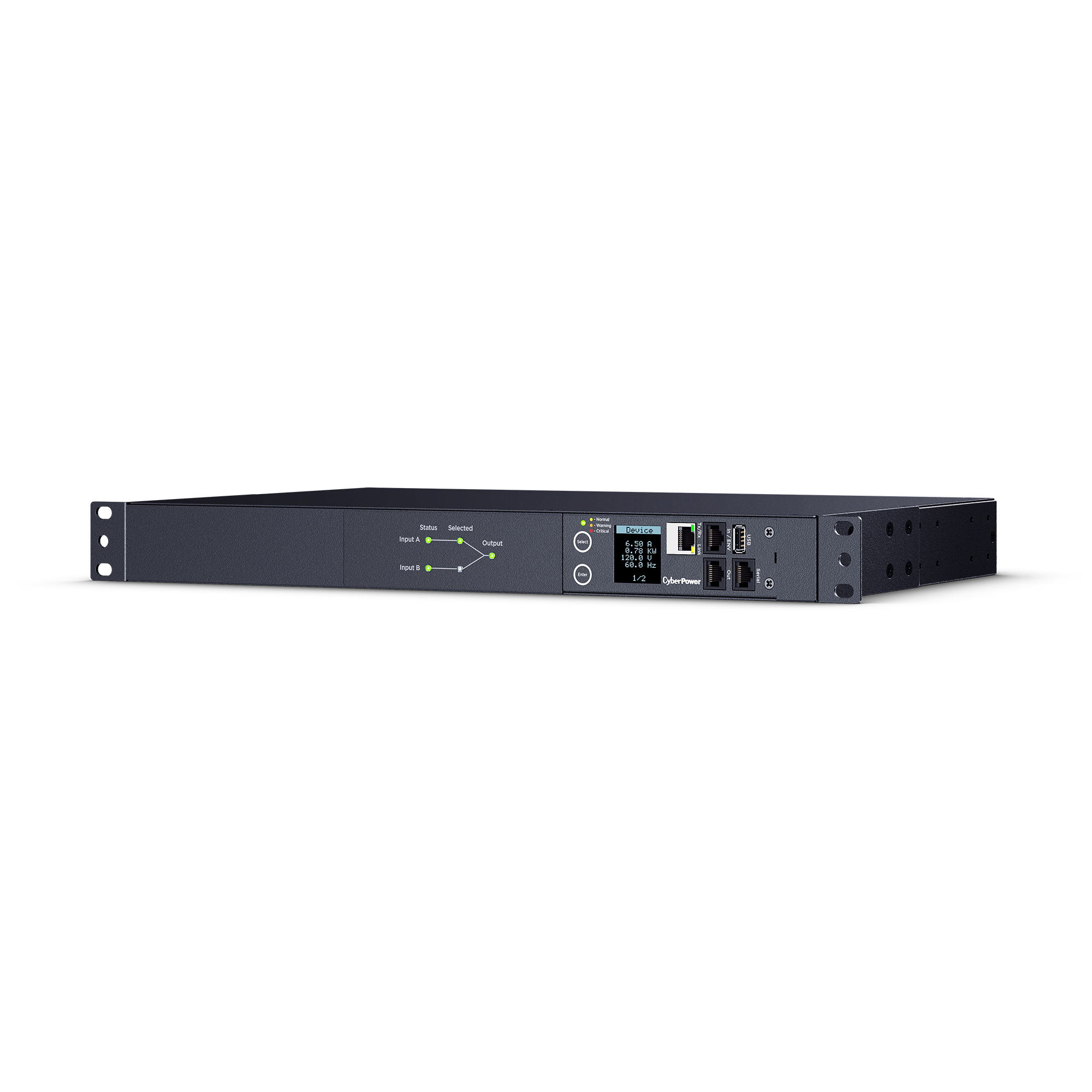 CyberPower PDU44001 power distribution unit (PDU) 12 AC outlet(s) 1U Black – image 3