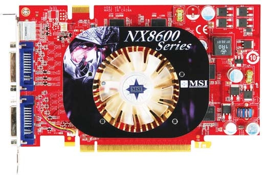 MSI GeForce NX8600GT-T2D256E-OC/D3