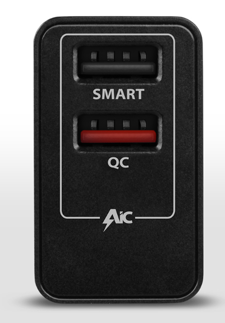 Axagon ACU-QS24 QUICK and SMART Wall charger, 2x USB port QC3.0/AFC/FCP + – image 3