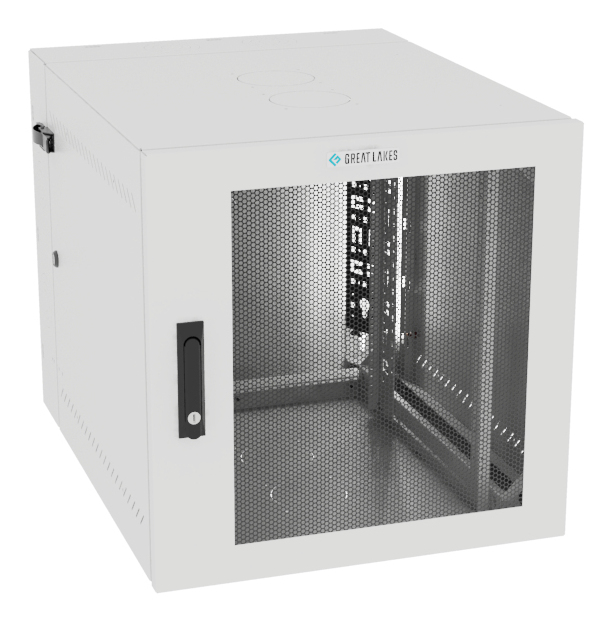 Vertiv VR Rack GL24WMCMM-W-SH-00-CM cabinet 12U Wall mounted White