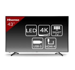 Hisense 43CU6100 TV 108 cm (42.5") 4K Ultra HD Smart TV Wi-Fi Black
