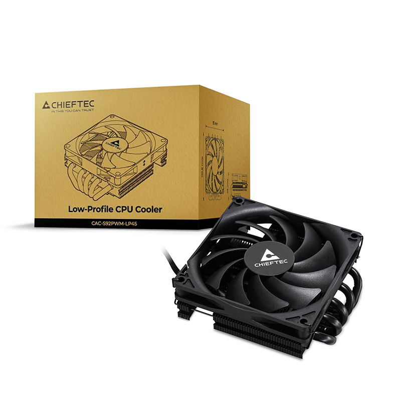 Chieftec CAC-S92PWM-LP45 computer cooling system Computer case Air cooler 9.2 cm Black image 12
