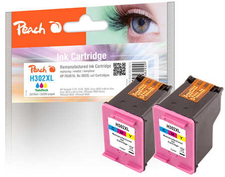 Peach PI300-656 ink cartridge Cyan, Magenta, Yellow