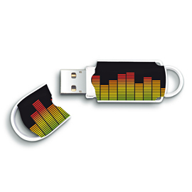 Integral 4GB Xpression Music USB Flash Drive
