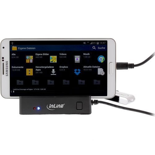 InLine 66777 mobile device dock station Smartphone Black – image 3