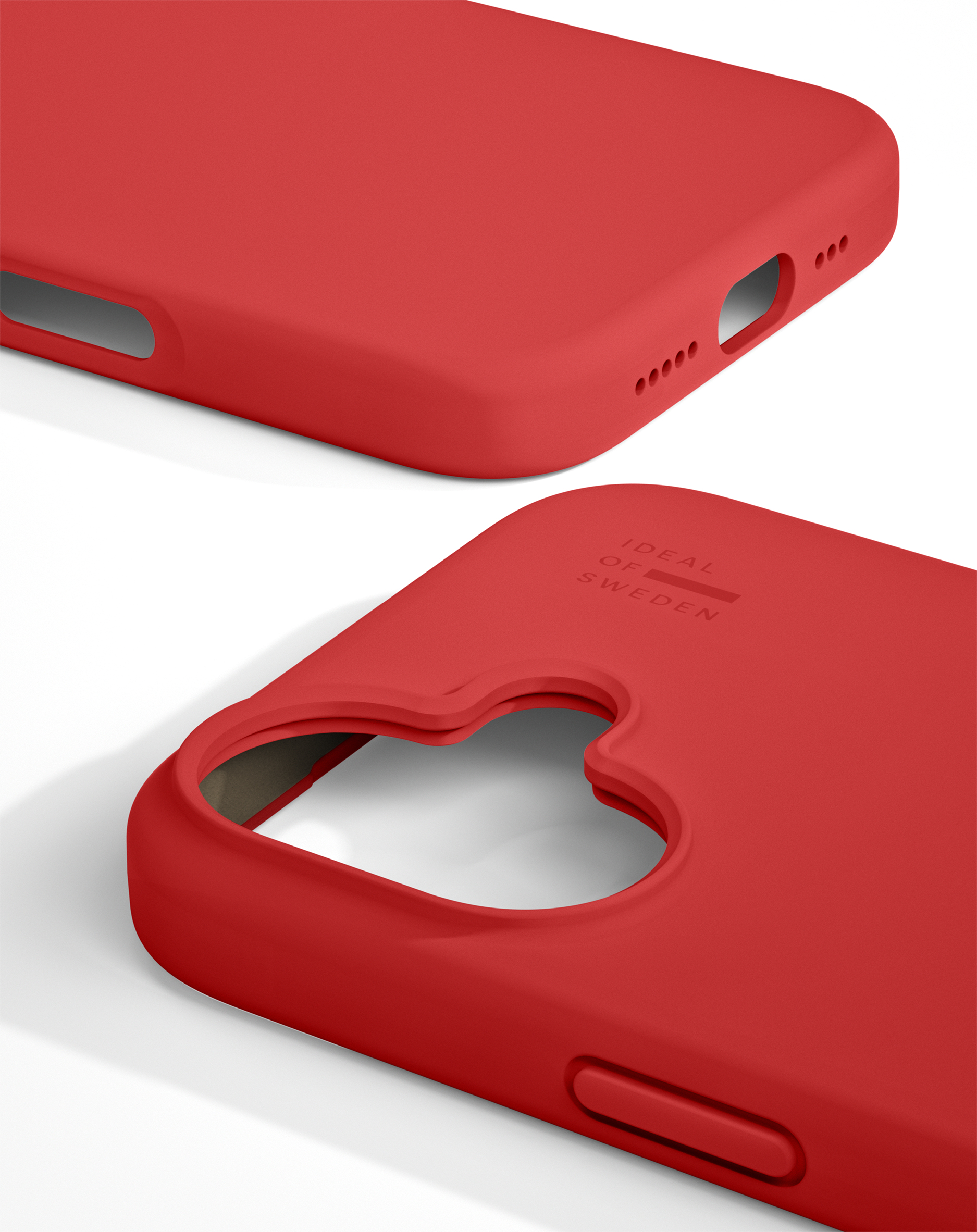 iDeal of Sweden Silicone Case iPhone 16 Red – image 2