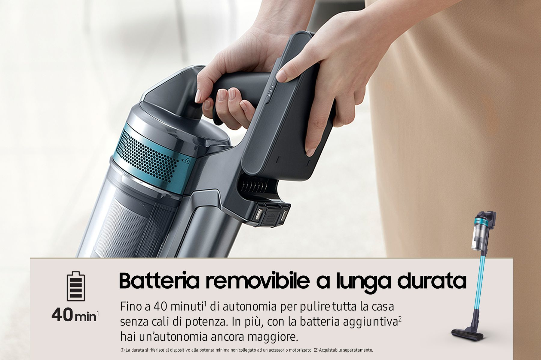 Samsung VS15A6031R1 Stick vacuum Battery Dry Bagless – image 8