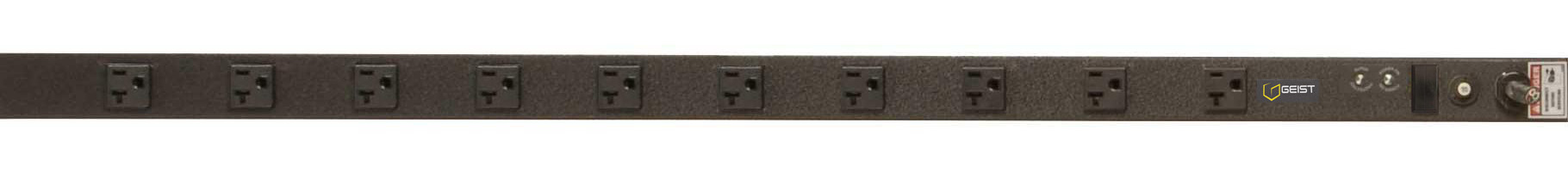 Vertiv VSSAN104-102S20TL power distribution unit (PDU) 10 AC outlet(s) 0U Black