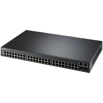 Zyxel ES2048 network switch Managed Black