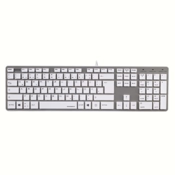 Hama Rossano keyboard USB Silver, White – image 2