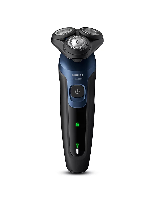 Philips SHAVER Series 5000 S5445/03 men's shaver Rotation shaver Trimmer Black, Blue
