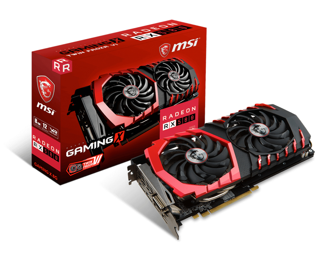 MSI GAMING 912-V341-090 graphics card AMD Radeon RX 580