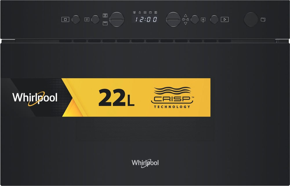 Whirlpool WMN14BBF Black Grill microwave Built-in
