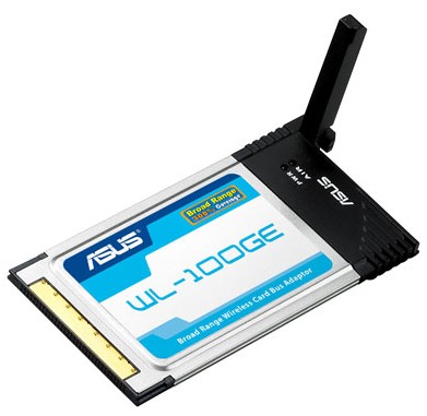 ASUS WL-100gE - BroadRange Wireless CardBus Adapter