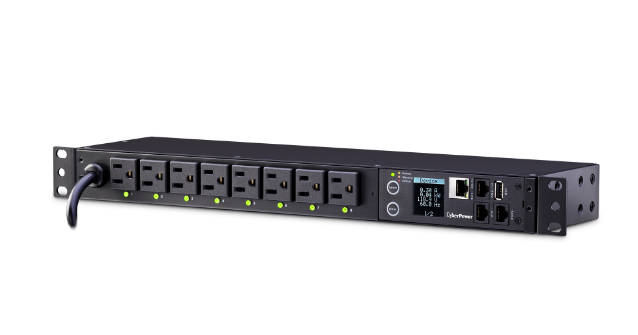 CyberPower PDU81001 power distribution unit (PDU) 8 AC outlet(s) 1U Black – image 3