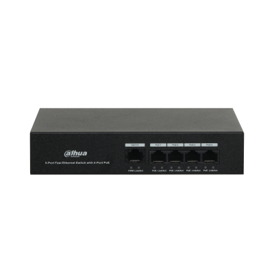 Dahua Technology PoE PFS3005-4ET-36 network switch Unmanaged Fast Ethernet (10/100) Power over Ethernet (PoE) Black – image 2