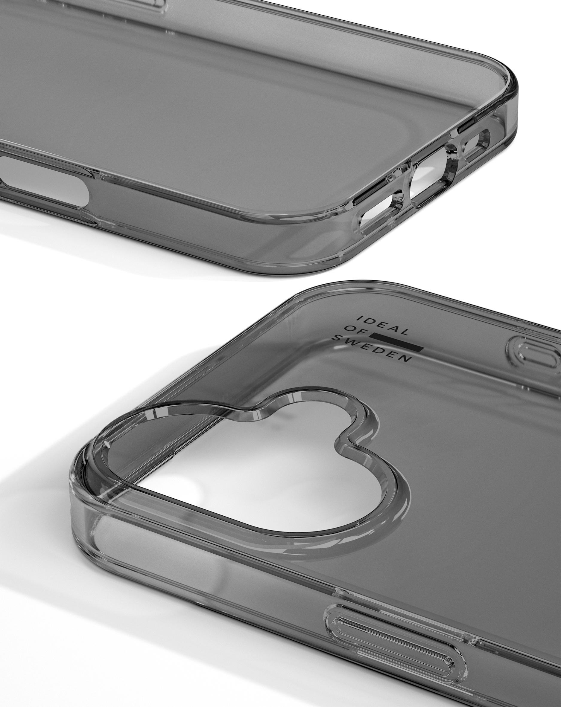 iDeal of Sweden Clear Case iPhone 16 Tinted Black