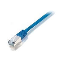 Equip Patchkabel Cat5e     SF/UTP 2xRJ45  0.25m    blau  PVC Polybeutel Patchkabel RJ45