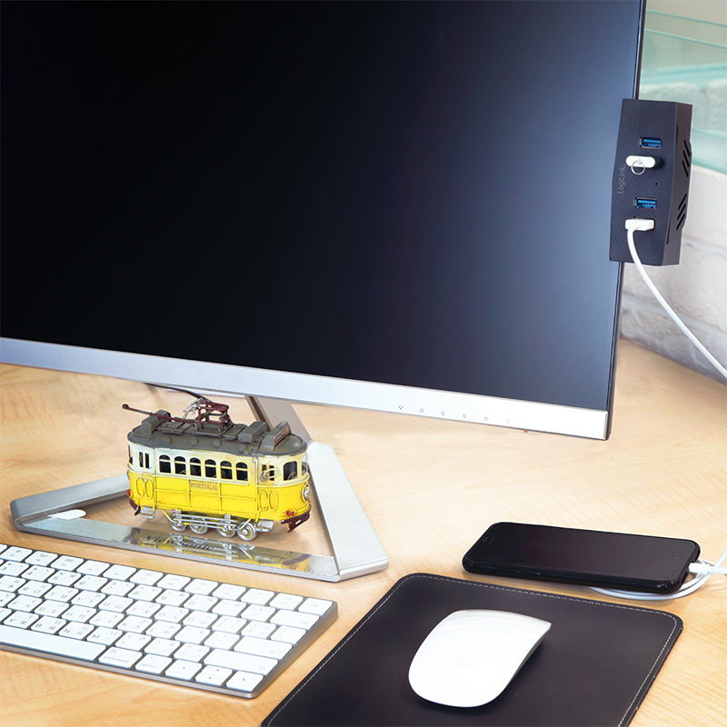 LogiLink UA0348 interface hub USB 3.2 Gen 1 (3.1 Gen 1) Type-B 5000 Mbit/s Black – image 8