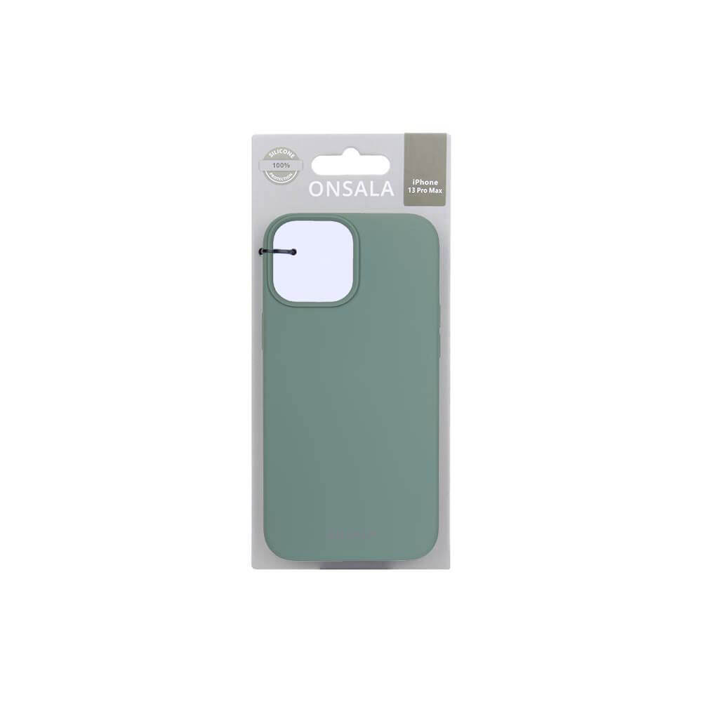 Onsala Phone Case Silicone Pine Green - iPhone 13 Pro Max – image 2