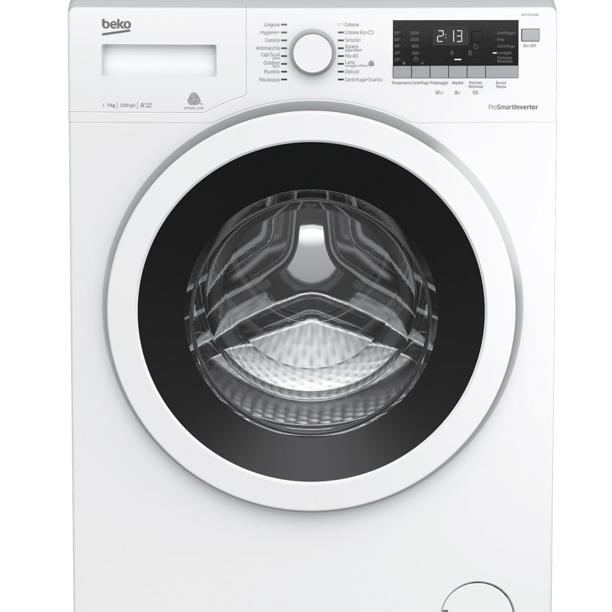 Beko WTY71233WI washing machine Front-load
