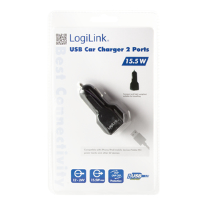 LogiLink PA0101 mobile device charger Mobile phone, MP3, Smartphone, Tablet Black Cigar lighter Auto – image 6