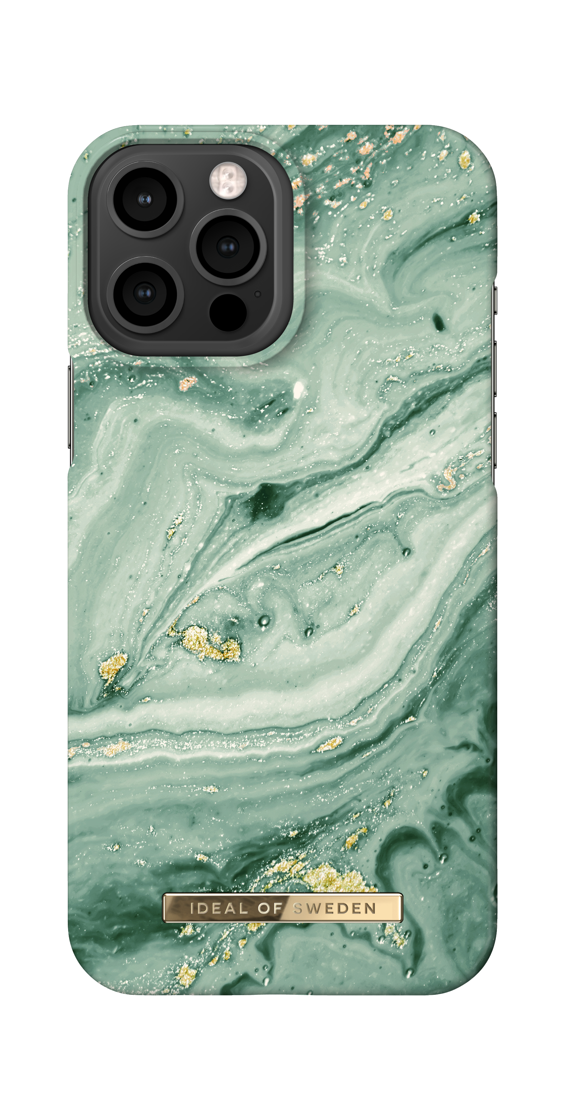 iDeal of Sweden Printed Case iPhone 12PM/13PM Mint Swirl Mrbl – image 5