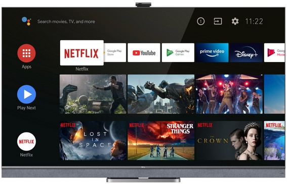 TCL 55C822TCL 139.7 cm (55") 4K Ultra HD Smart TV Wi-Fi Black – image 1