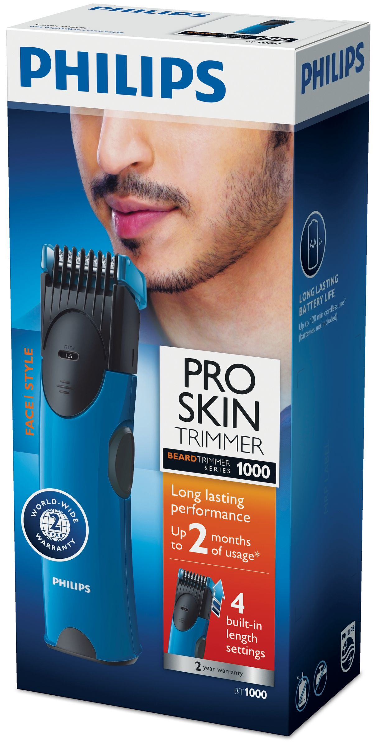 Philips Beardtrimmer series 1000 Beard trimmer BT1000/15 – image 2