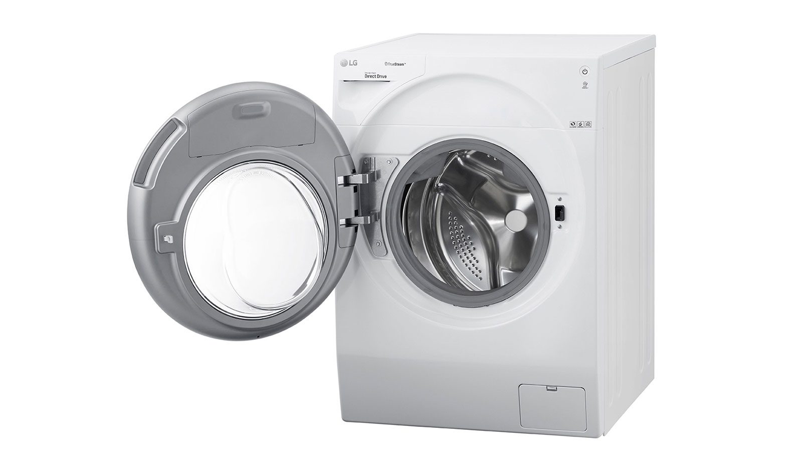 LG FH6G1BCHK2N washer dryer Freestanding Front-load White – image 3