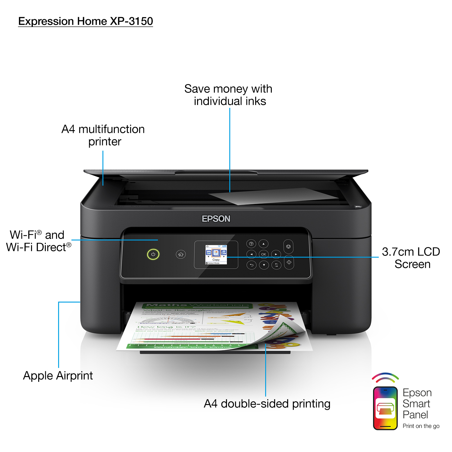 Epson Expression Home XP-3150 Inkjet A4