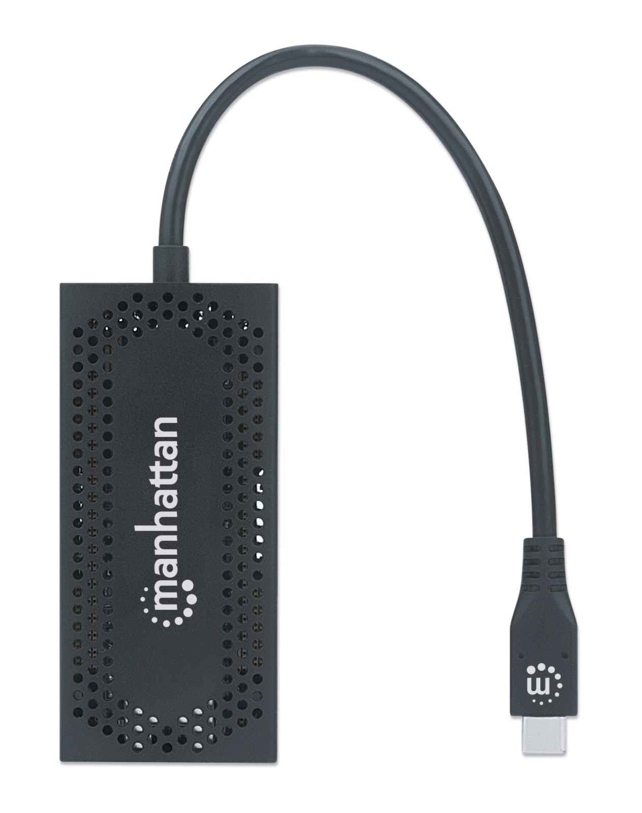 Manhattan USB-C to 5GBASE-T Gigabit (10/100/1000 Mbps & 5 Gbps) RJ45 Network Adapter, 5 Gbps (USB 3.2 Gen1 aka USB 3.0), SuperSpeed USB, Multi-Gigabit Ethernet, – image 4