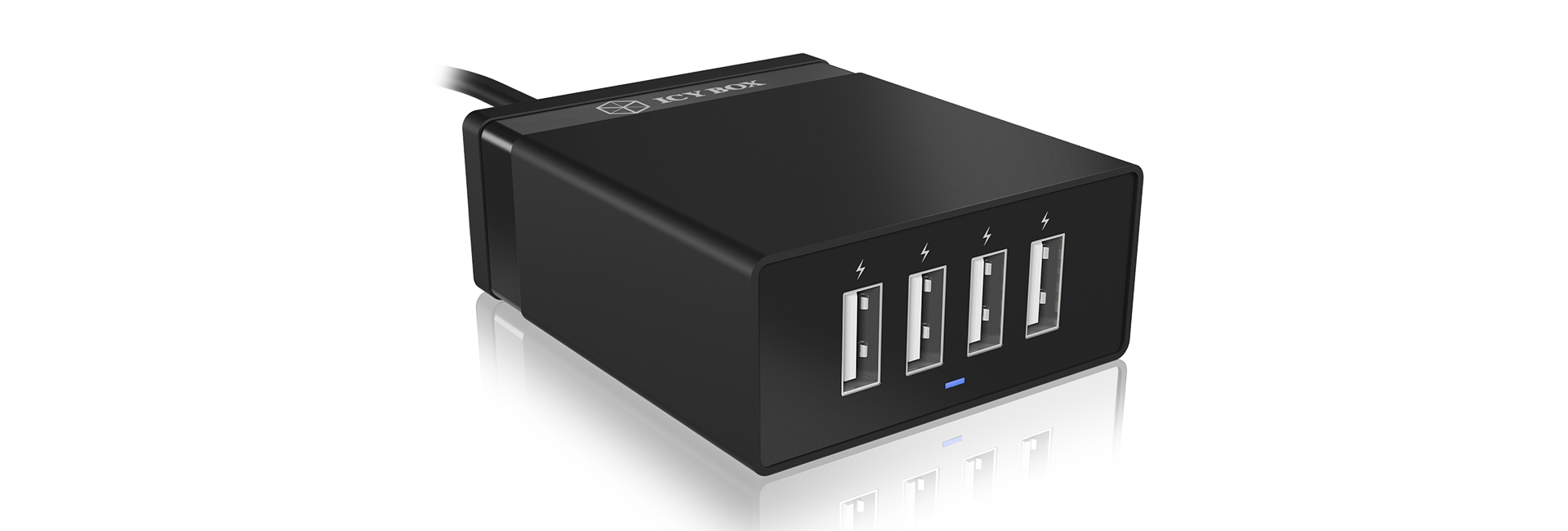 ICY BOX IB-CH402 Universal Black AC Indoor – image 3