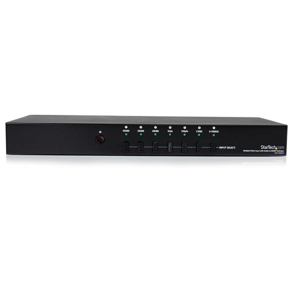 StarTech.com Multiple Video Input with Audio to HDMI Scaler Switcher - HDMI / VGA / Component – image 2