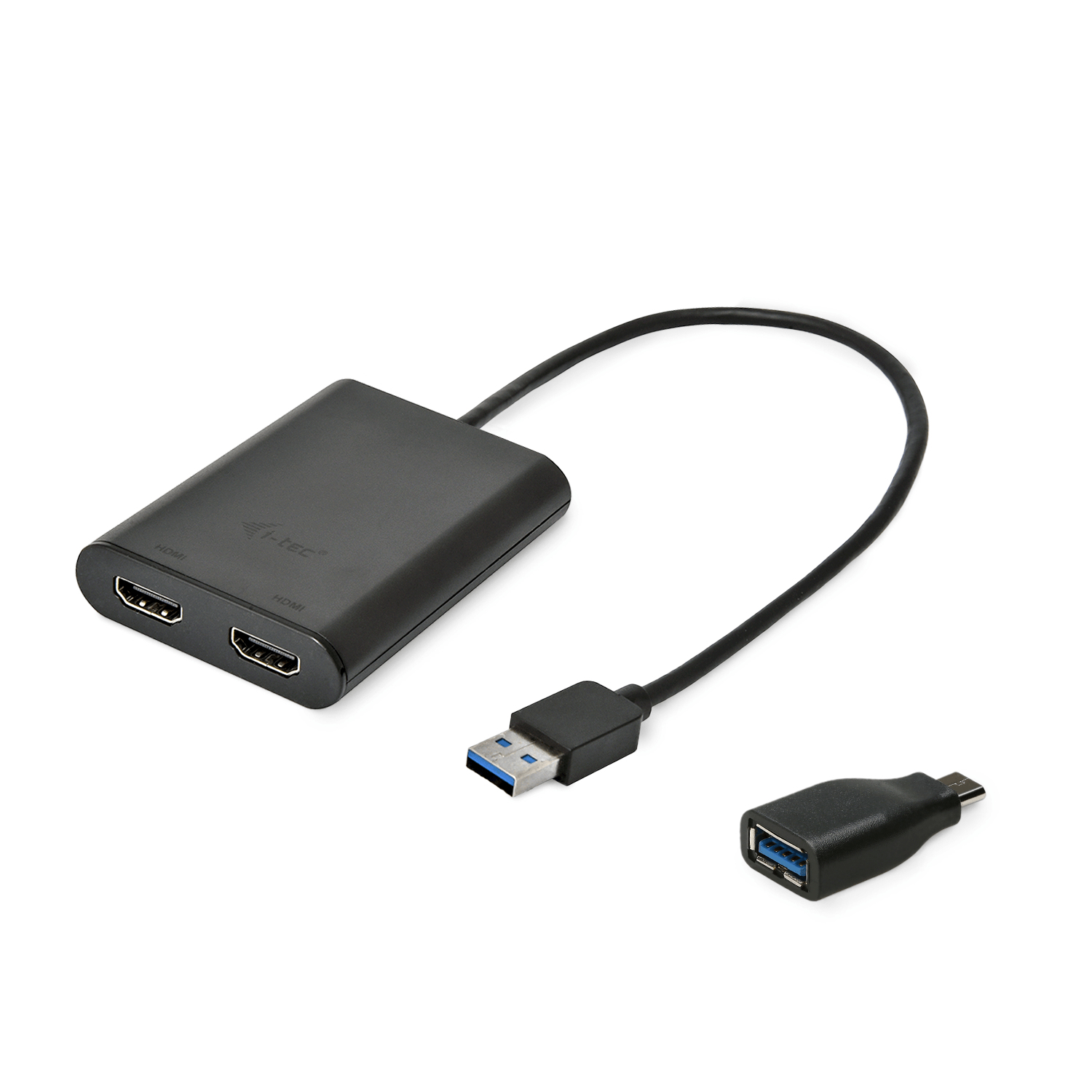 i-tec USB 3.0 / USB-C Dual 4K HDMI Video Adapter – image 2